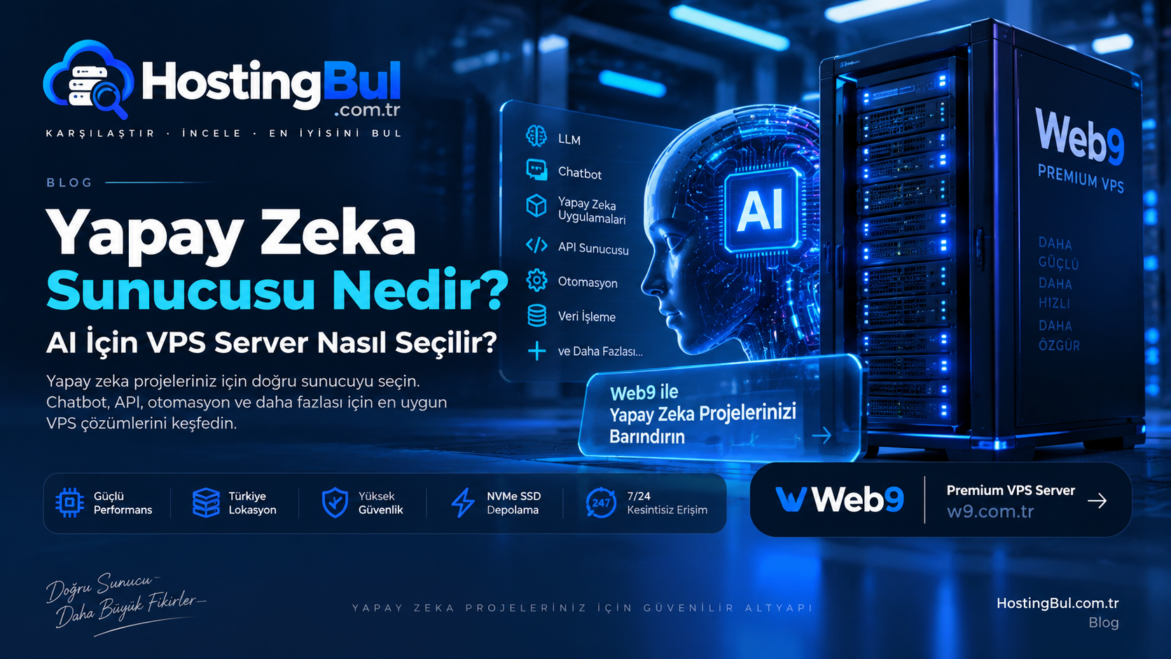 Yapay Zeka Sunucusu Nedir? AI İçin VPS Server Nasıl Seçilir?